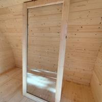 Porta Finestra in Legno con Doppio Vetro Termico