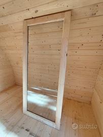 Porta Finestra in Legno con Doppio Vetro Termico