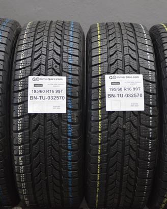 4 Pneumatici 195/60 R16 Goodyear Ultra Grip Cargo 