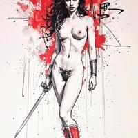 Quadro Giclee' Wonder Woman 