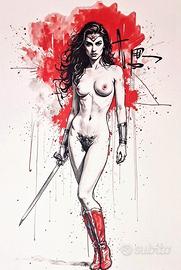 Quadro Giclee' Wonder Woman 