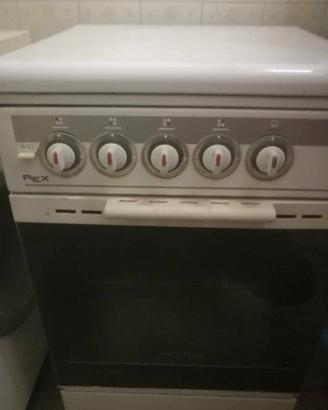 cucina a gas REX (4 fuochi con forno metano+grill)