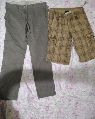 pantaloni Cotton&Silk tg. 48 e Bermuda M uomo