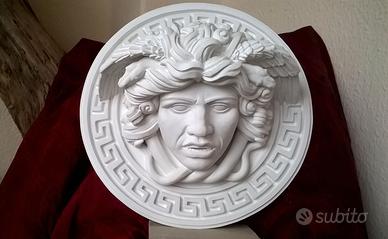 Scultura della Medusa, con antica greca 23 cm