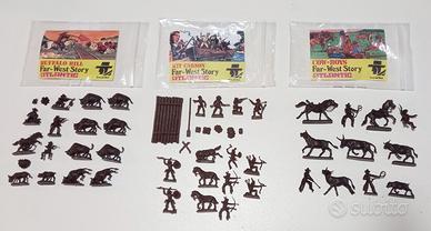Soldatini ATLANTIC 1/72 - 3 SET WEST completi 