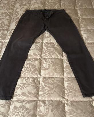 Pantaloni Gutteridge grigi slim fit 48