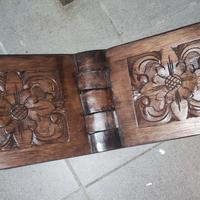 porta libri in legno