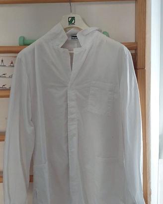 Grembiule bianco per laboratorio chimica
