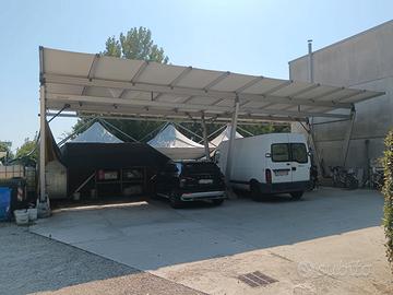 Pensilina Home parking  struttura alluminio