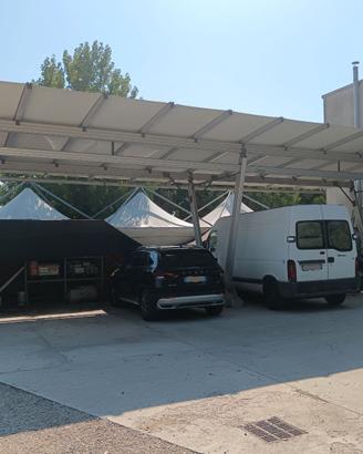 Pensilina Home parking  struttura alluminio