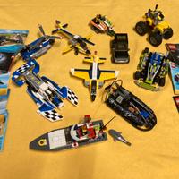 Set di 9 modelli Lego originali