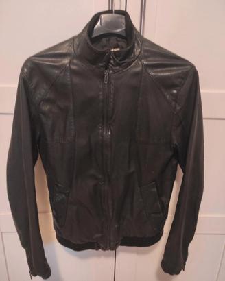 Giacca motociclista pelle