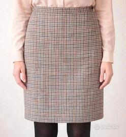 Gonna longuette sartoriale donna, tg XL, vintage