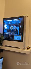 PC Gaming White Ryzen 5 5600X RTX 3060 Ti 16GB 2TB