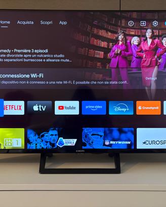 Smart tv Xiaomi A2 43 pollici, 4K UHD