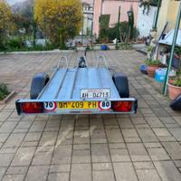 Carrello portamoto ellebi 3 corsie