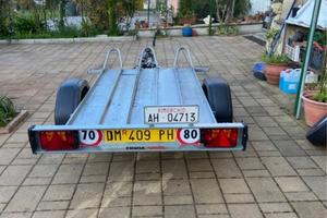 Carrello portamoto ellebi 3 corsie