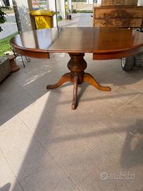 Tavolo legno rotondo- ovale
