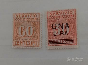 Regno 1913/25- servizio  commissioni