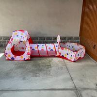 Vasca per palline con capanna per bambini