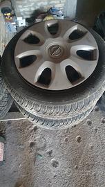 cerchi con gomme nuove quattro stagioni kleber 