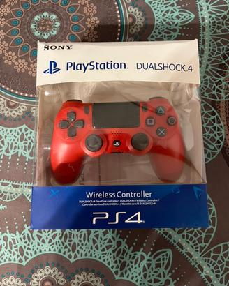 Controller PS4 Wireless Rosso - Nuovo