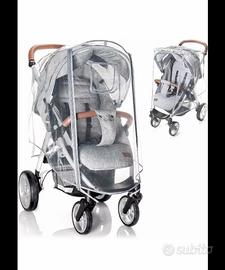 Parapioggia e zanzariera passeggino