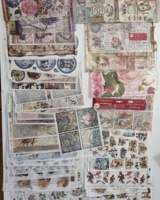 Stamperia carta di riso 60pz carta soft 25 pz