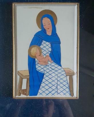 quadro "Madonna con Bambino" di Marcello Dudovich