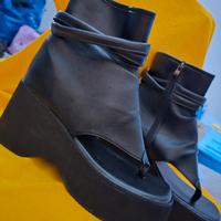 SANDALI INFRADITO MODELLO STIVALETTO N 40 NUOVO