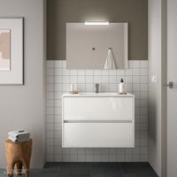 Mobile bagno low cost sospeso bianco - Negozio