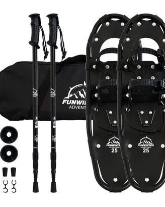FunWater Racchette da neve leggere 3 in 1 per uomo
