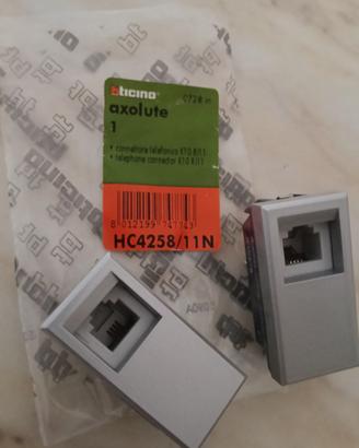 Connettori telefonici bTicino axolute