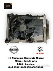 KIT RADIATORI SUZUKI Alto 3° Serie Benzina (08>)
