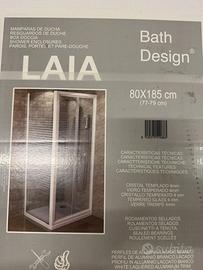 Pannello box doccia 80x185! Nuovo ancora imballato