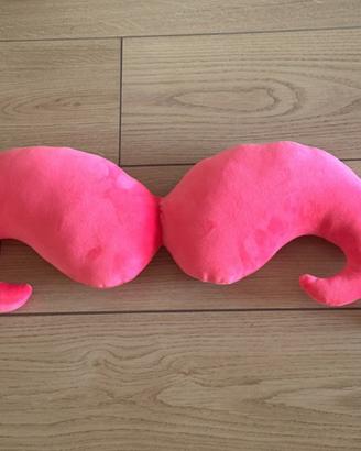 cuscino baffi rosa tnger