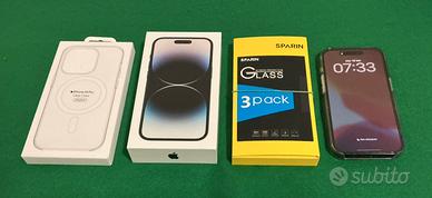 Apple iPhone Pro 14 128 GB Nero Siderale + Cover