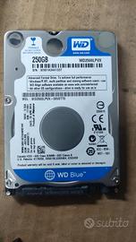 Hard disk hdd WD sata 250gb 2.5