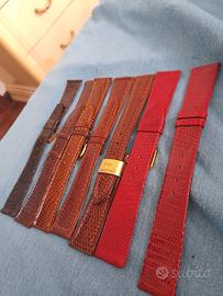 7 cinturini in lucertola