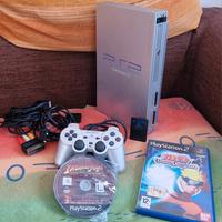 Console PS2 SILVER ARGENTO Fat PlayStation Due 