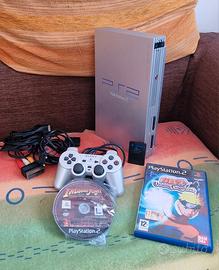 Console PS2 SILVER ARGENTO Fat PlayStation Due 