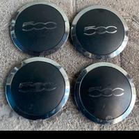 4 coprimozzo Fiat 500 originali buoni 