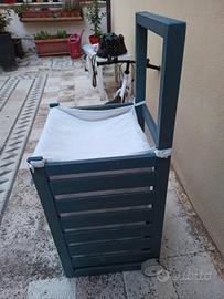 Portabiancheria Ikea in legno