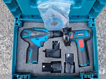 TRAPANO MINI A BATTERIA e SMERIGLIATRICE ANGOLARE