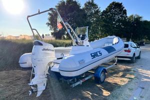 Gommone SACS 6mt con Johnson 140 4t + CARRELLO