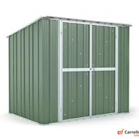 Casetta in lamiera box Acciaio 231x175 cm verde