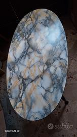 Tavolino con piano Marmorizzato Antiquariato 