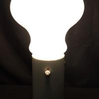 Lampada tavolo Vetro Opalino – Design anni '70