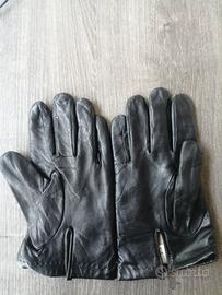 GUANTI NERI IN PELLE UOMO 