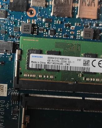 SAMSUNG RAM 4GB DDR4 SO-DIMM PC4 3200MHz notebook